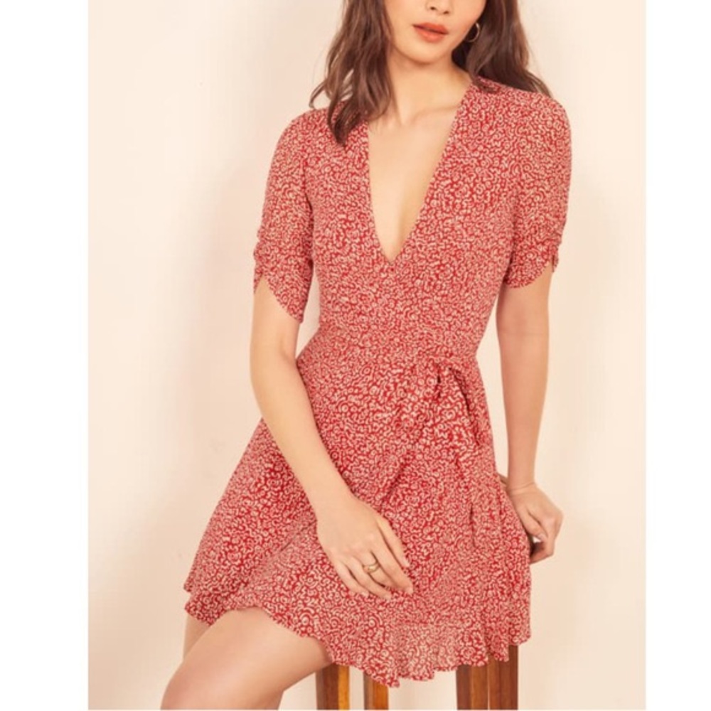 Reformation Monica Wrap Dress